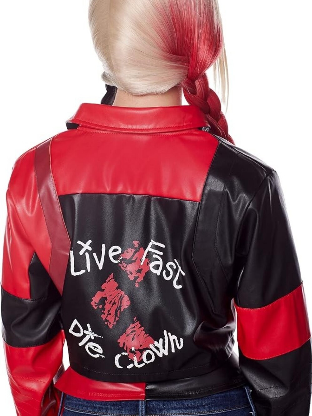 DC Harley Quinn Suicide Squad Faux Leather Jacket